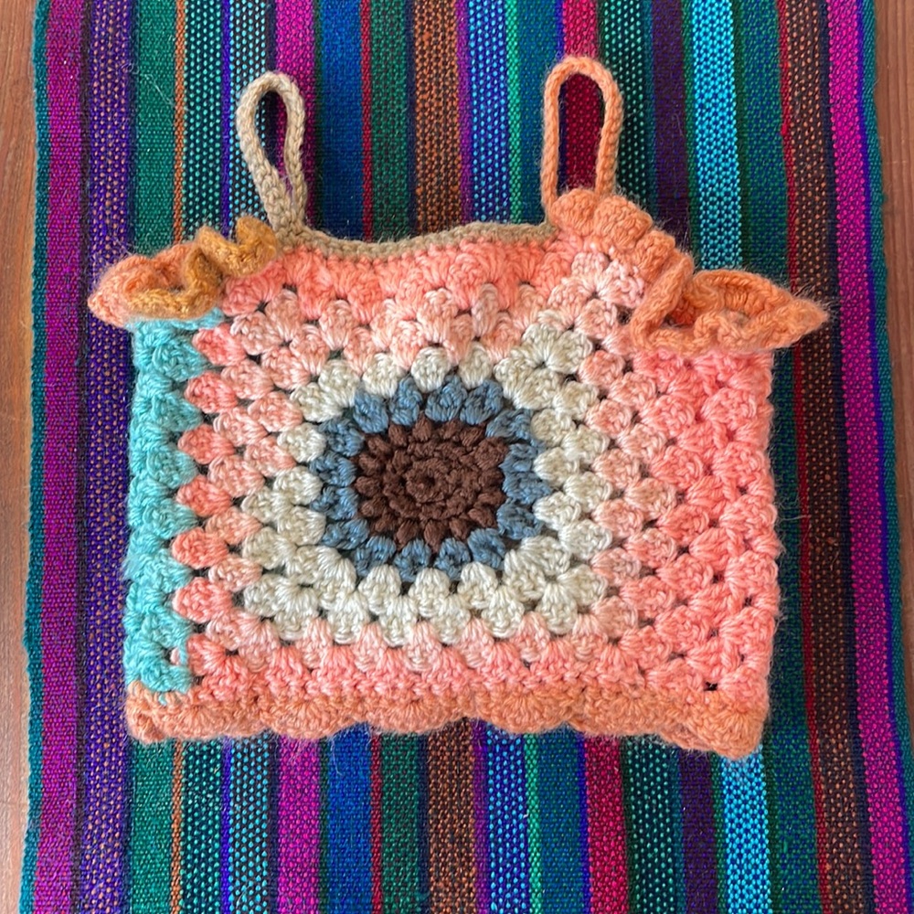 Crochet baby cami